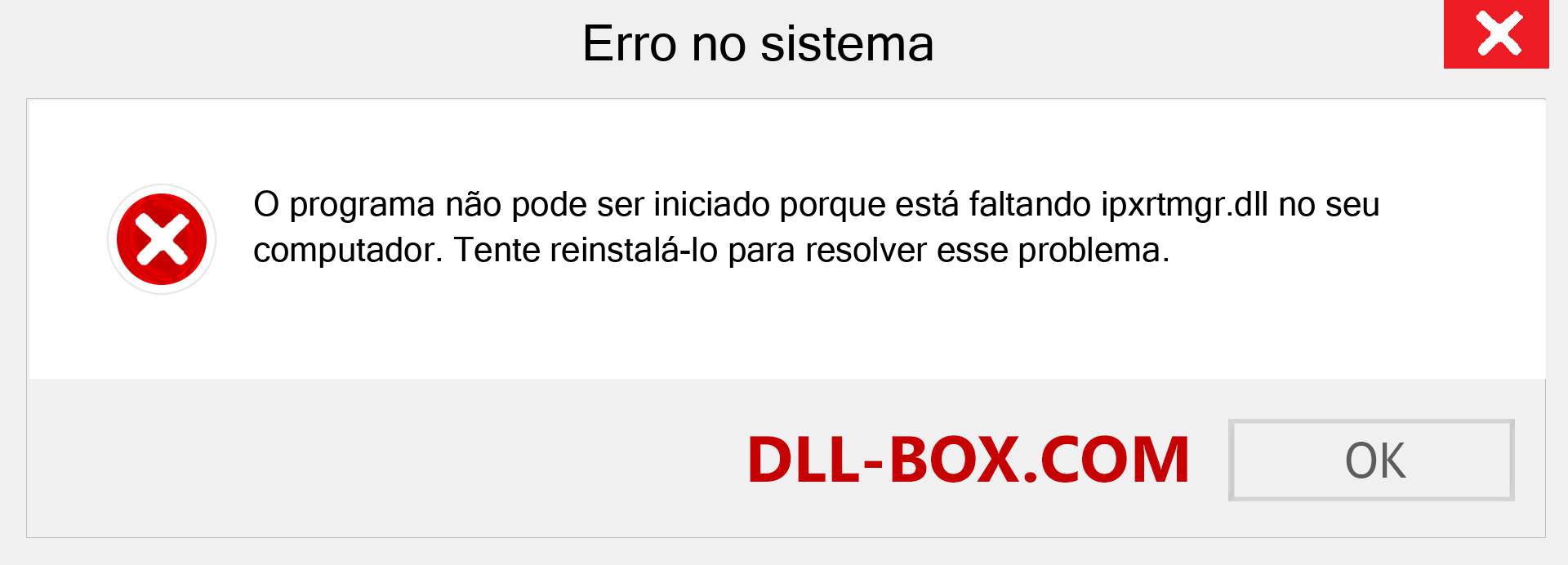 Arquivo ipxrtmgr.dll ausente ?. Download para Windows 7, 8, 10 - Correção de erro ausente ipxrtmgr dll no Windows, fotos, imagens